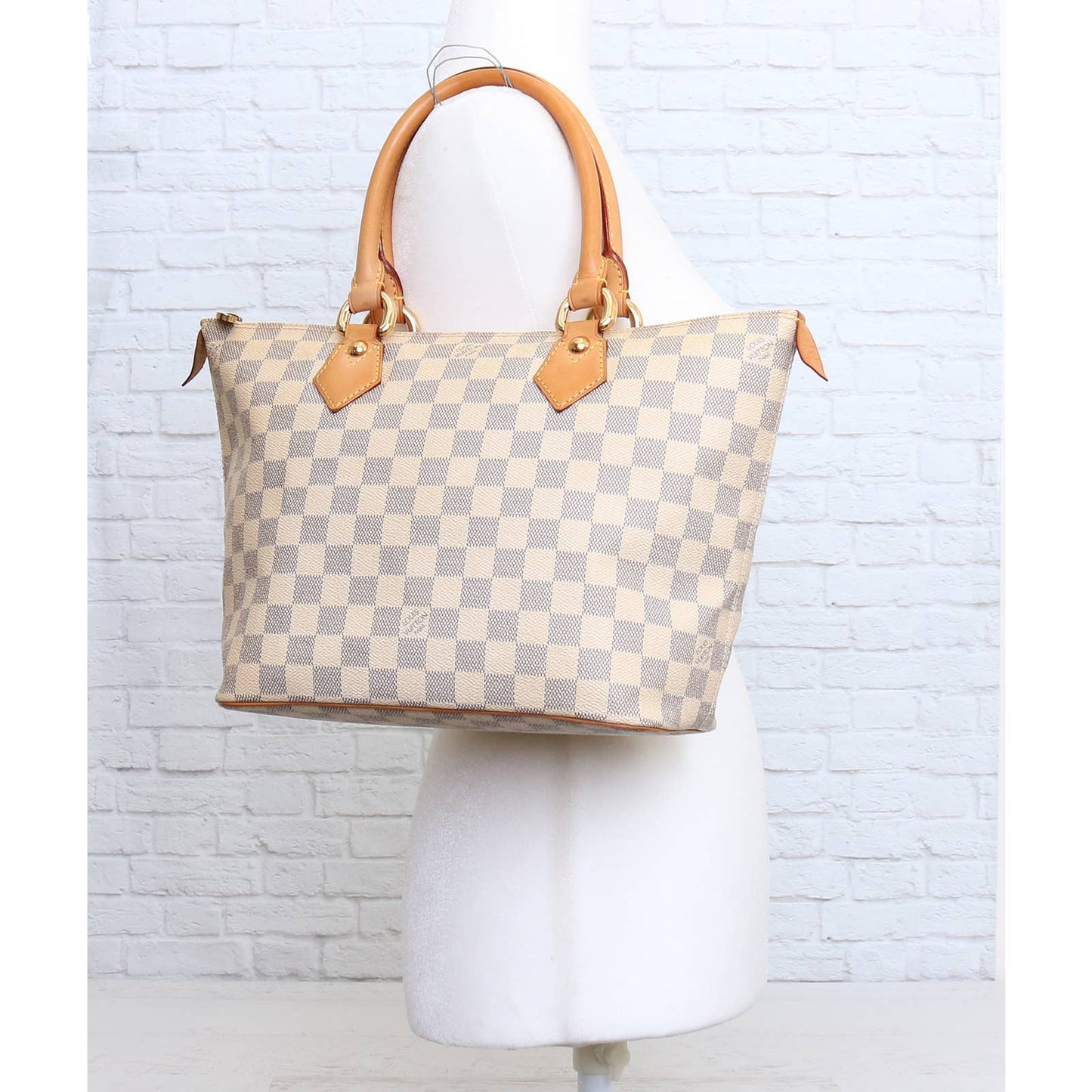 Louis Vuitton Saleya PM Tote Damier Azur Satchel