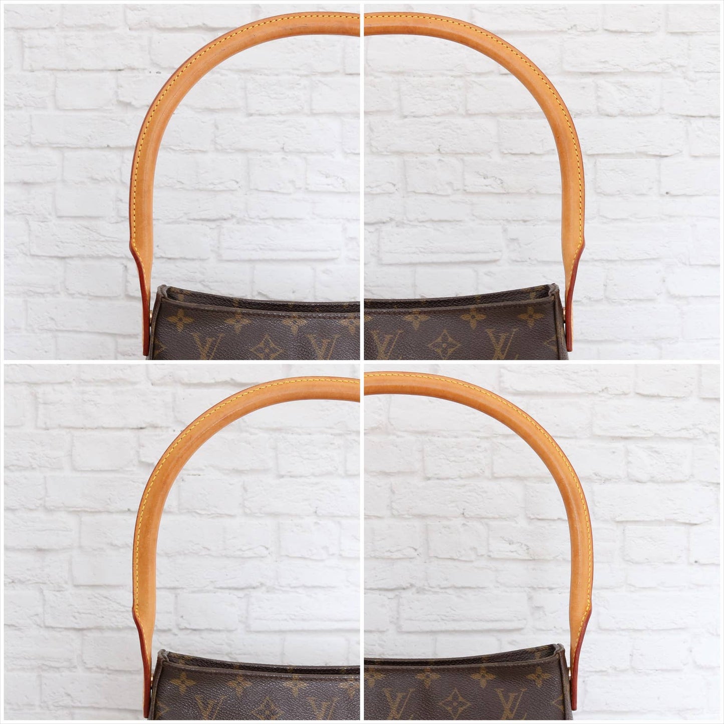 Louis Vuitton Looping MM Monogram Shoulder Bag Purse