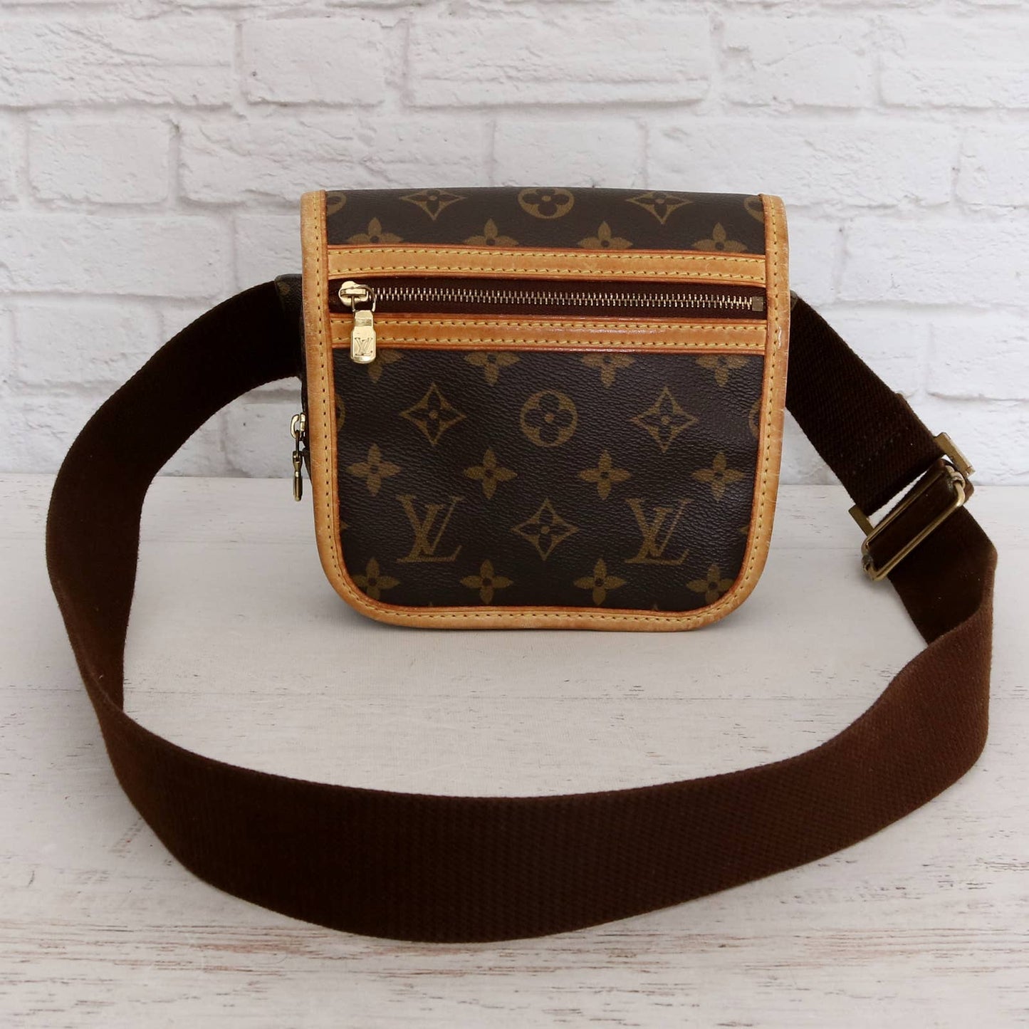 Louis Vuitton Bosphore Bum Bag Monogram Belt Waist Purse