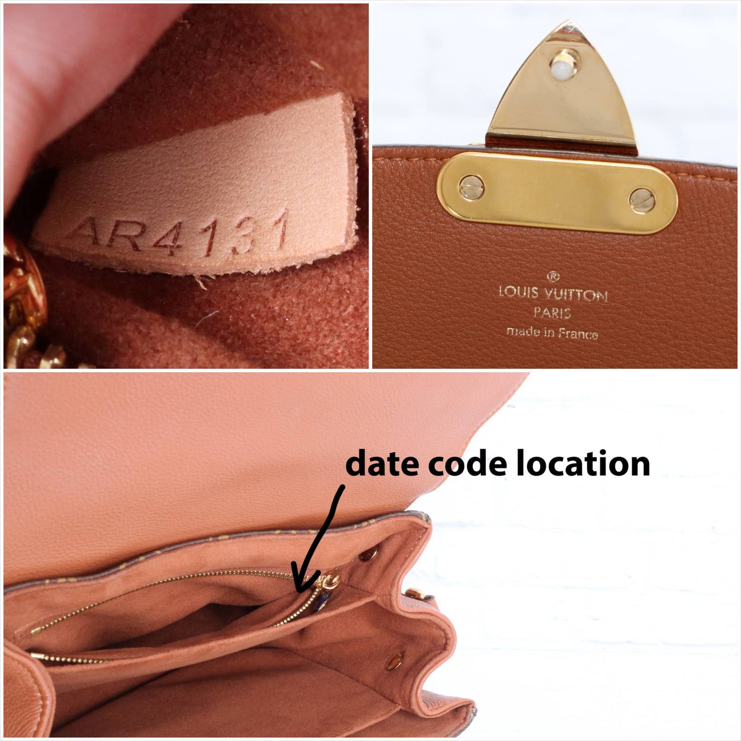 Louis Vuitton Eden PM Aurore Monogram Shoulder Bag