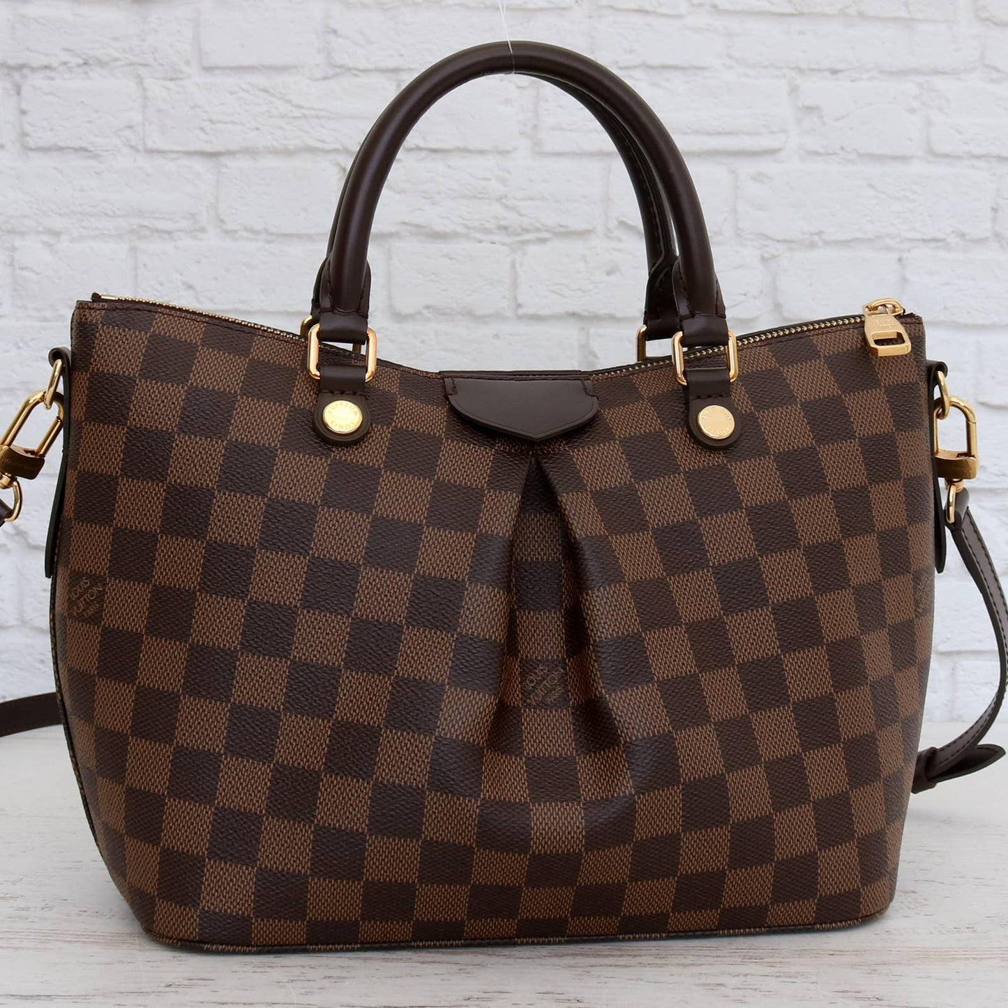 Louis Vuitton Siena PM Damier Ebene Crossbody with Box & Dust Bag