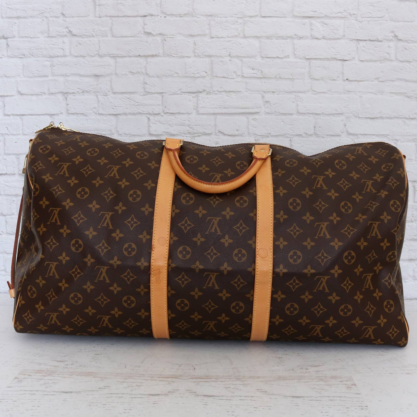 Louis Vuitton Keepall Bandouliere 60 Monogram Duffle Travel Bag