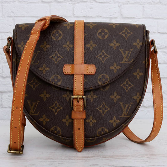 Louis Vuitton Chantilly MM Crossbody Bag Purse Messenger Monogram LV