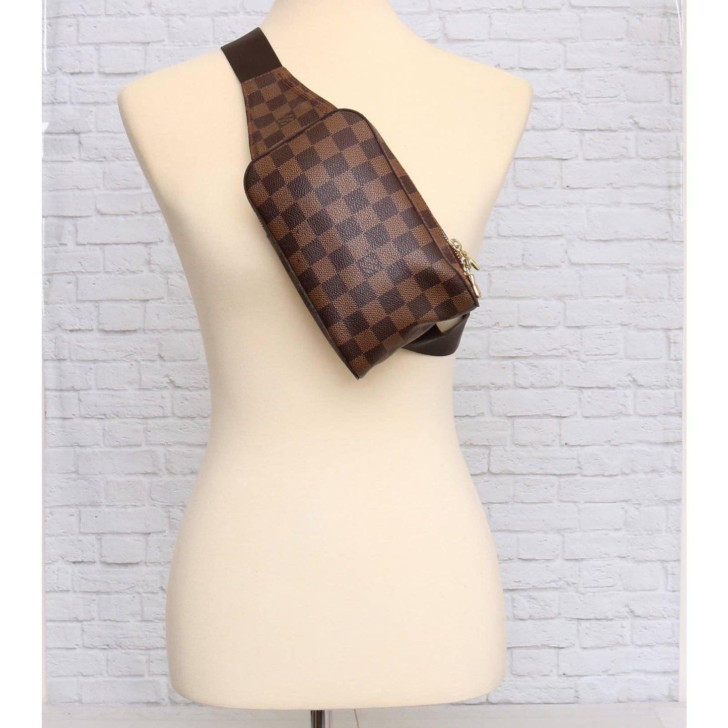 Louis Vuitton Geronimos Damier Ebene Sling Waist Bumbag