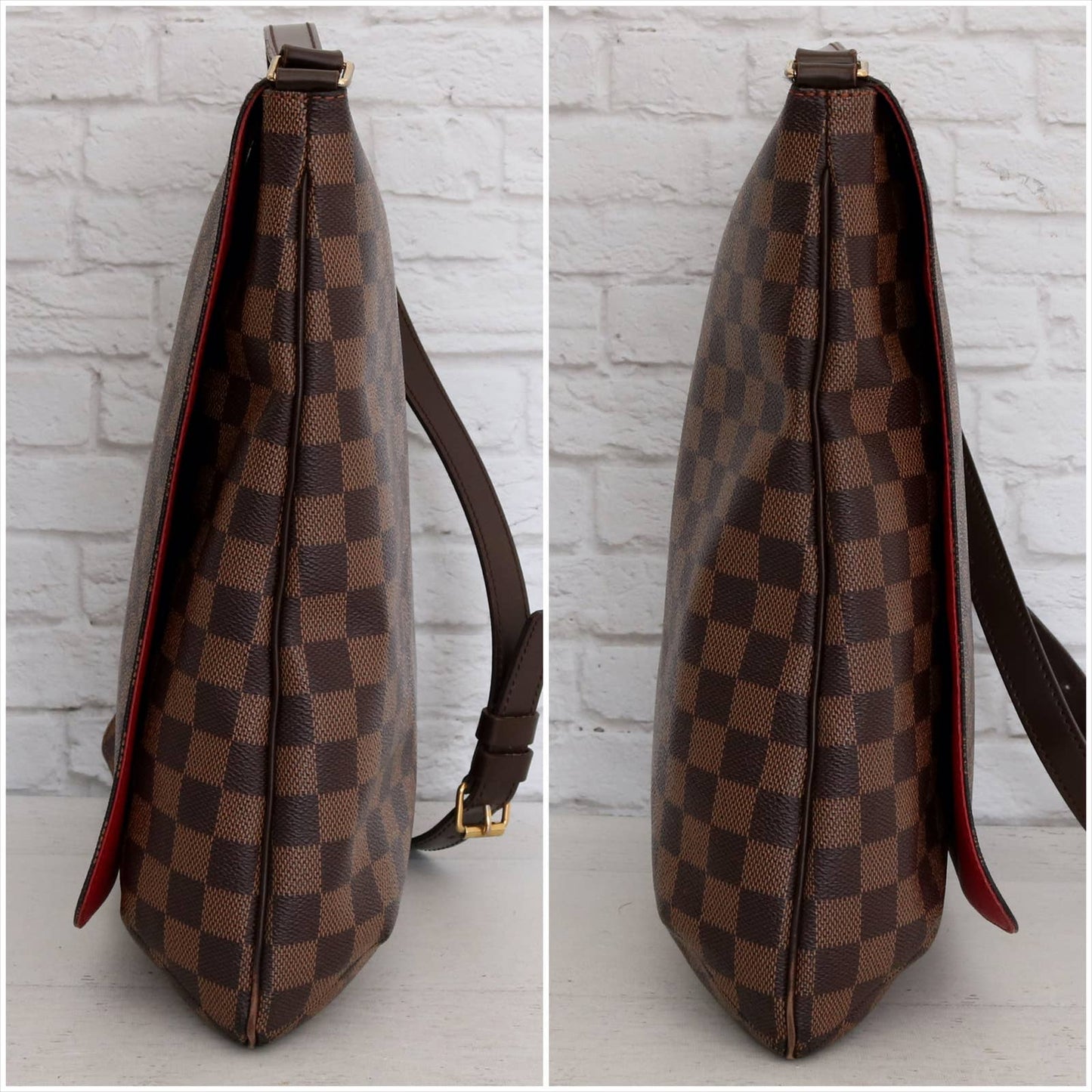 Louis Vuitton Musette GM Damier Ebene Large Crossbody