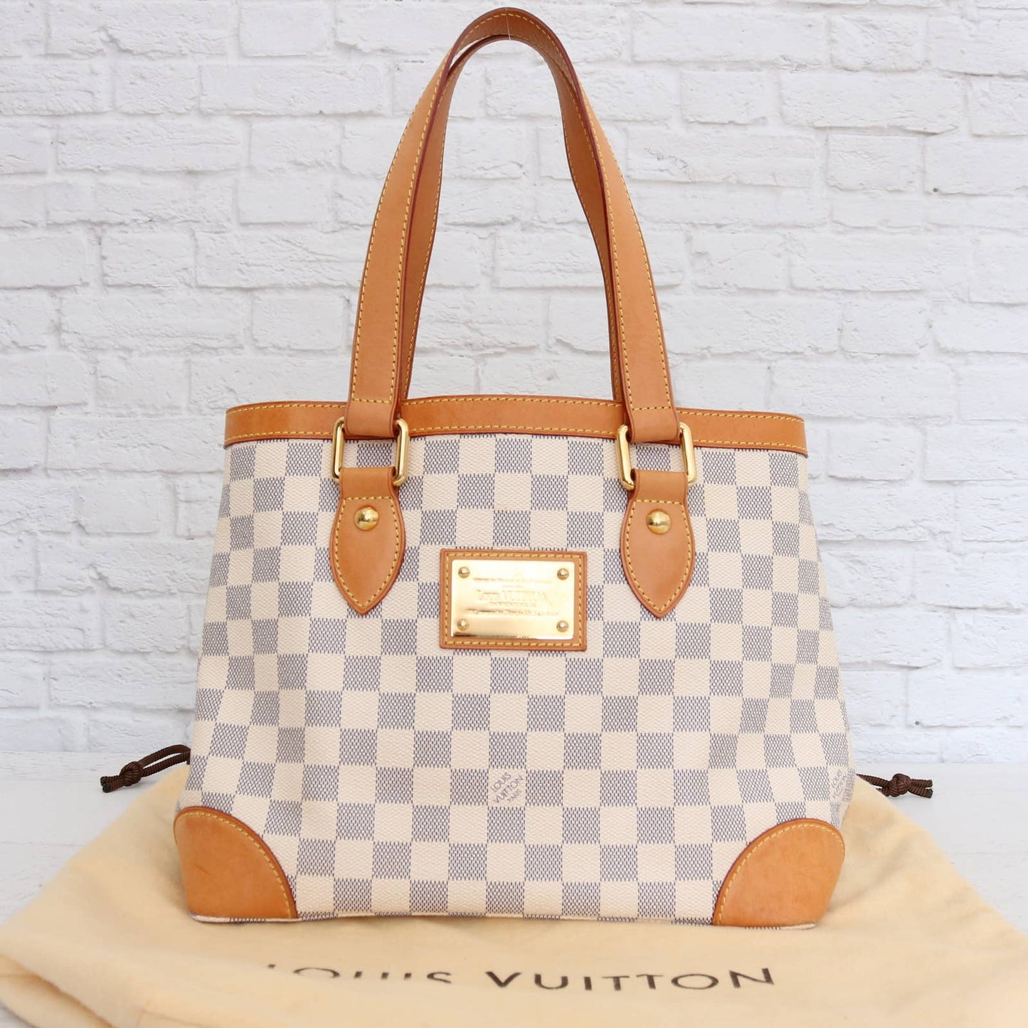 Louis Vuitton Hampstead PM Damier Azur Tote