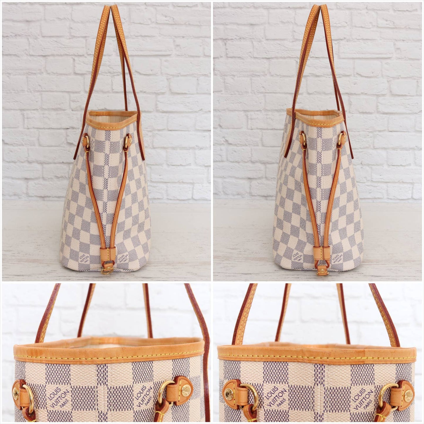 Louis Vuitton Neverfull PM Damier Azur Small Tote