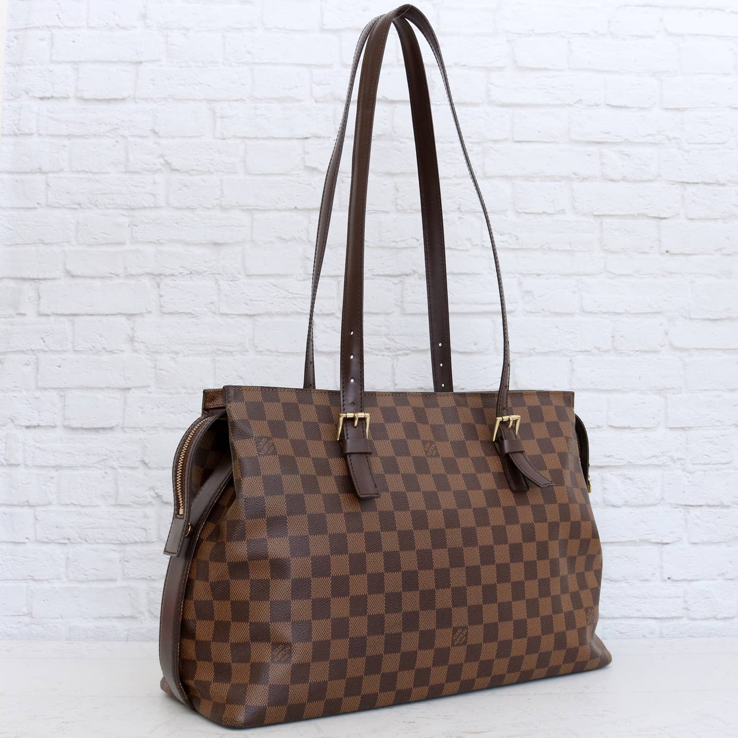 Louis Vuitton Chelsea Damier Ebene Shoulder Bag