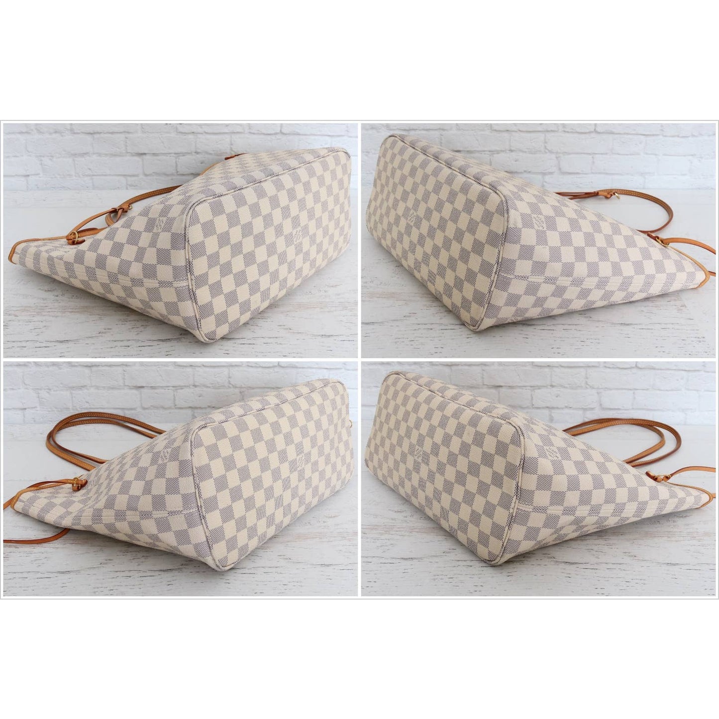 Louis Vuitton Neverfull MM Damier Azur Tote