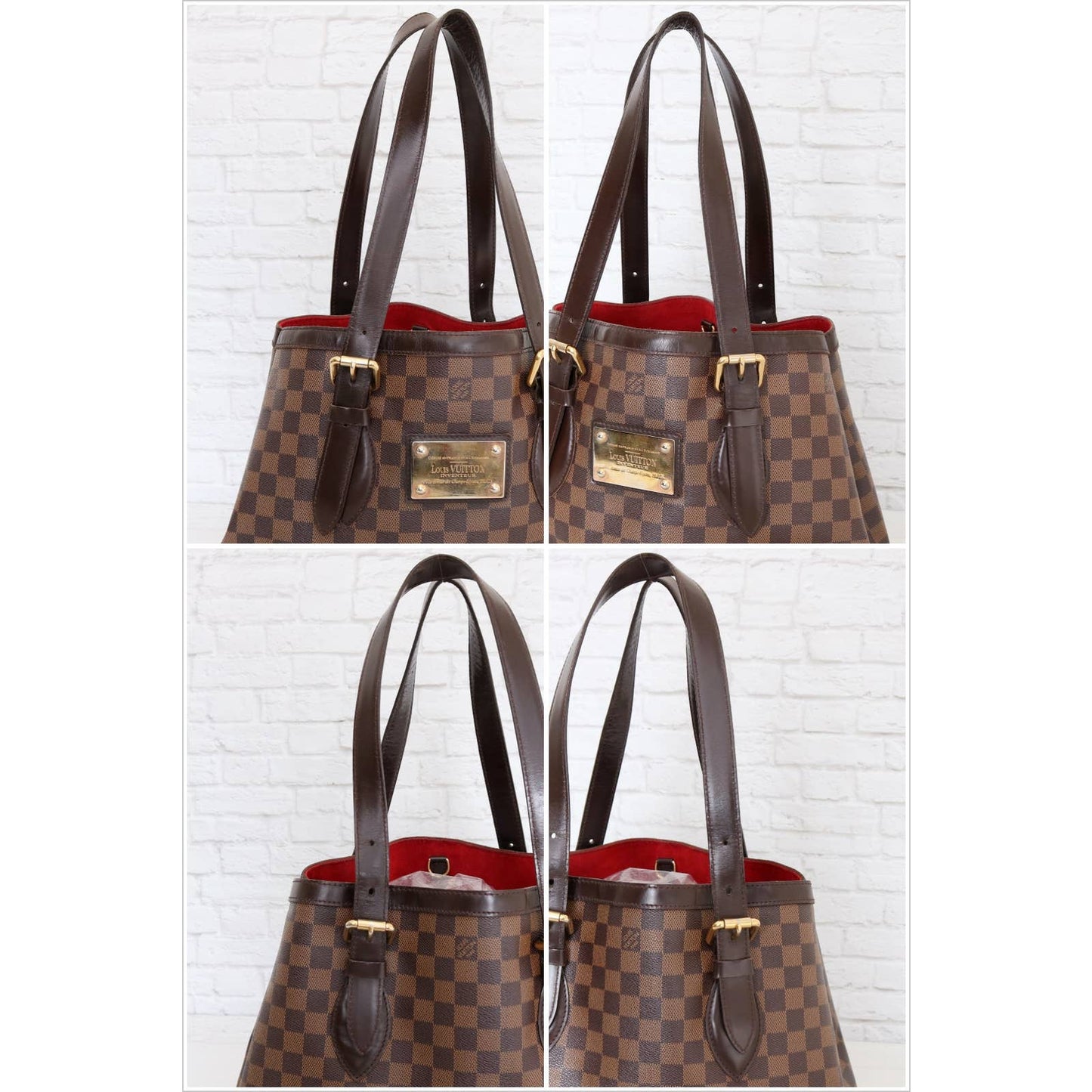 Louis Vuitton Hampstead MM Damier Ebene Shoulder Bag