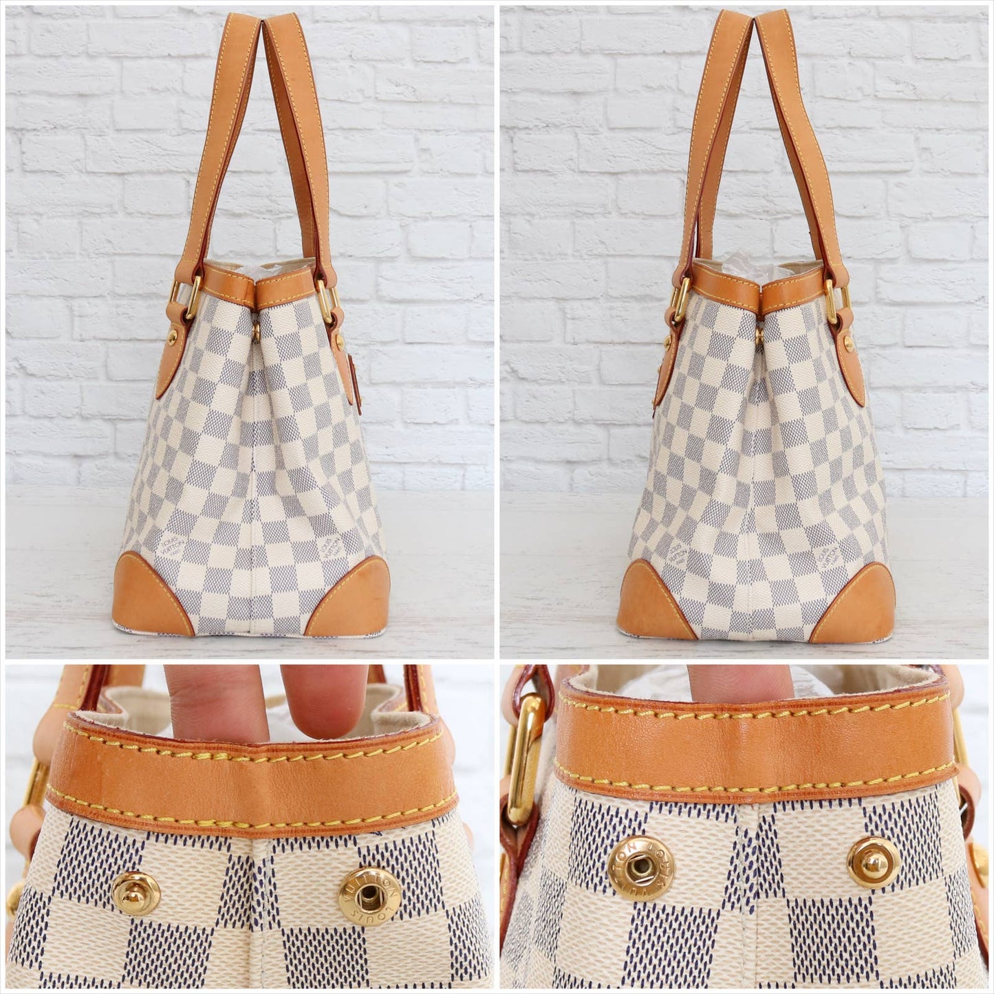 Louis Vuitton Hampstead PM Damier Azur Tote