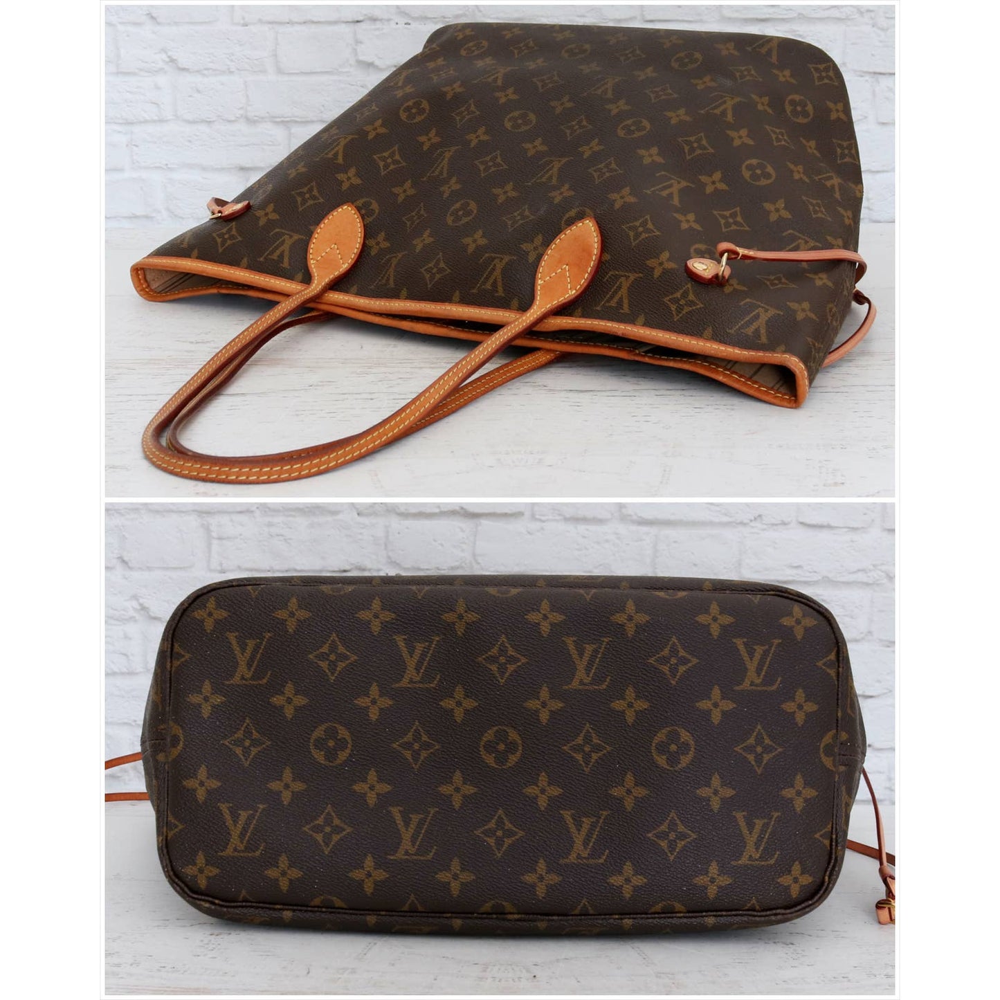 Louis Vuitton Neverfull MM Monogram Tote Shoulder Bag