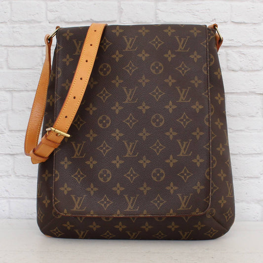 Louis Vuitton Musette GM Large Crossbody Shoulder Monogram Messenger