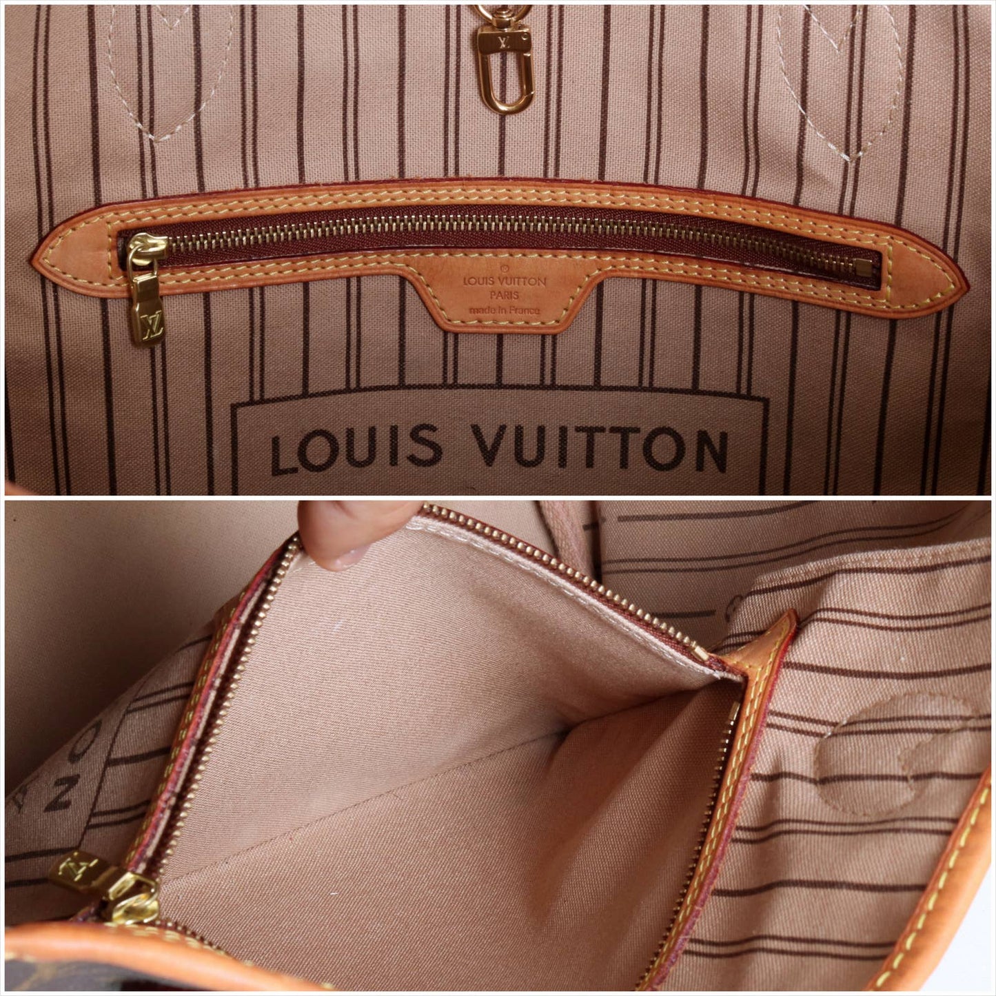 Louis Vuitton Neverfull MM Monogram Tote Shoulder Bag