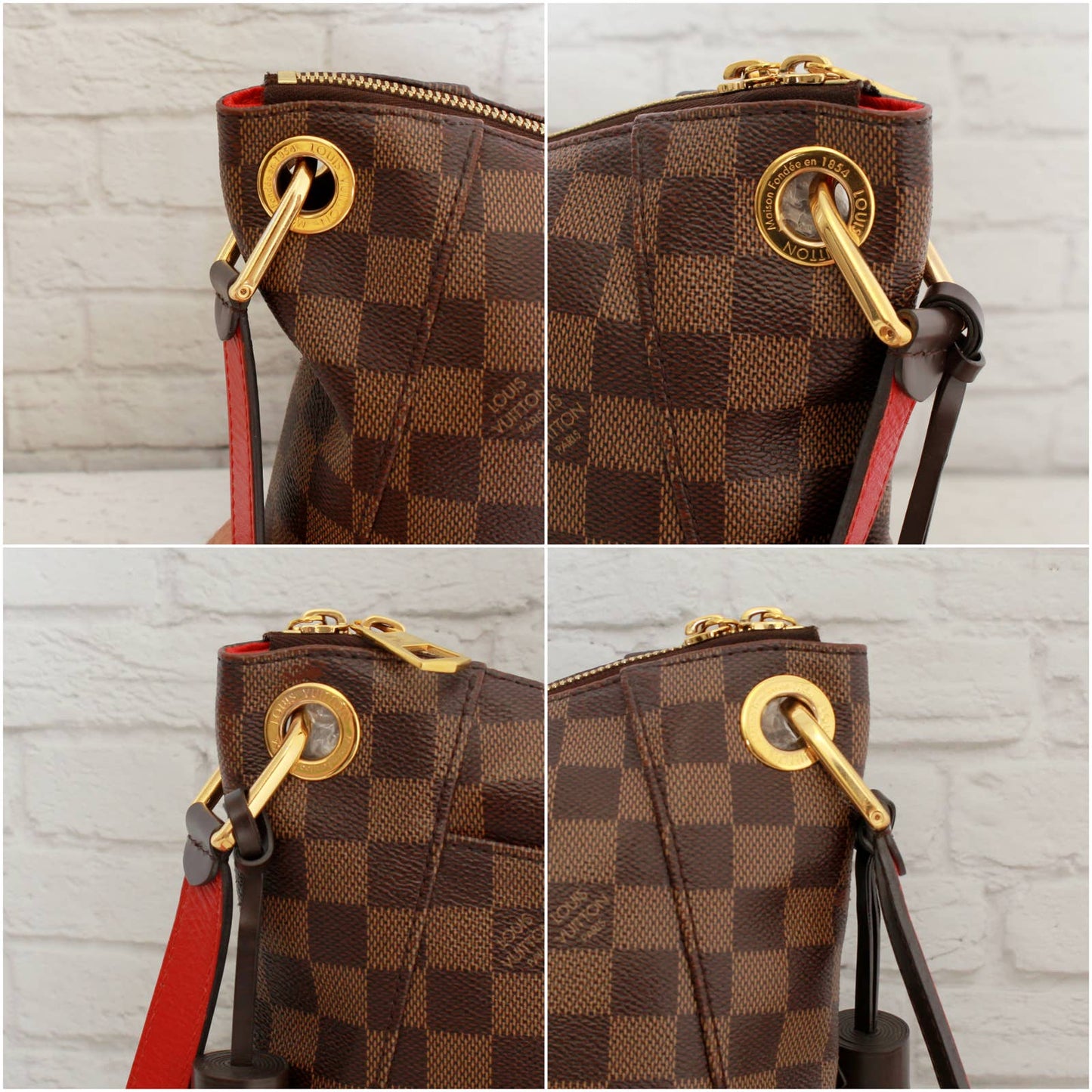 Louis Vuitton South Bank Besace Damier Ebene Crossbody