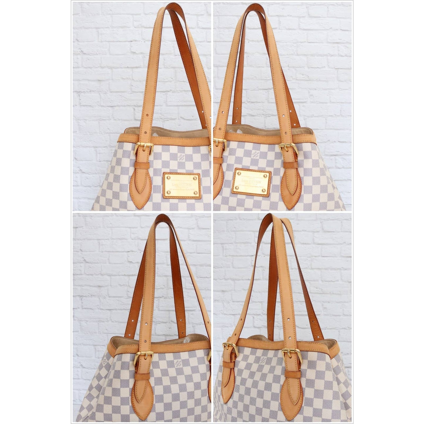 Louis Vuitton Hampstead MM Damier Azur Tote