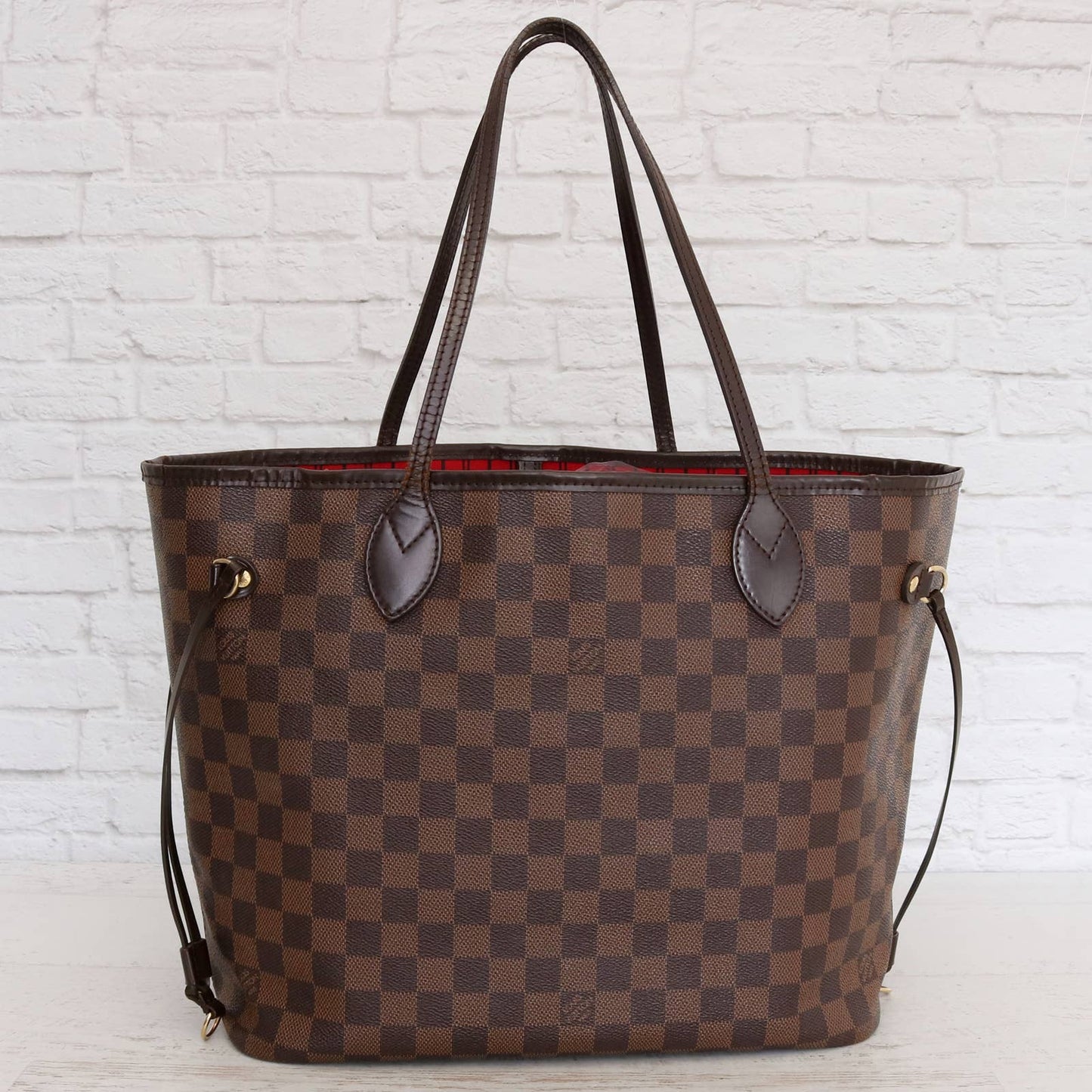 Louis Vuitton Neverfull MM Damier Ebene Tote