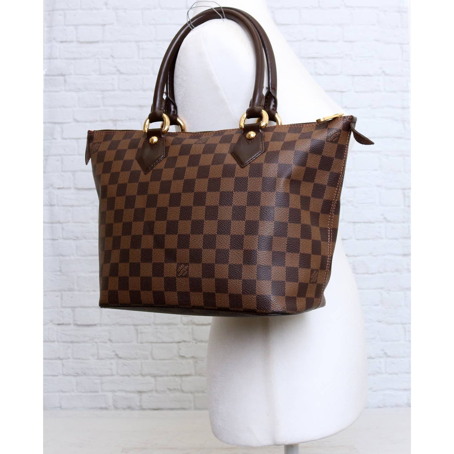 Louis Vuitton Saleya PM Tote Damier Ebene Shoulder Bag