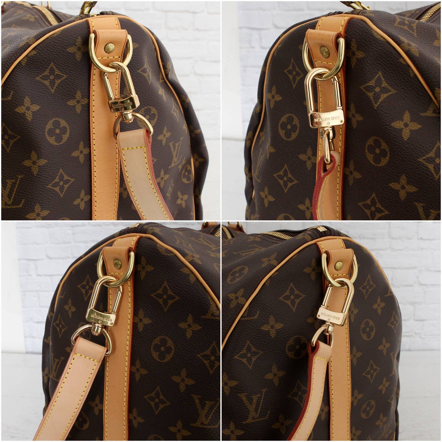 Louis Vuitton Keepall 60 Bandouliere Monogram Duffle