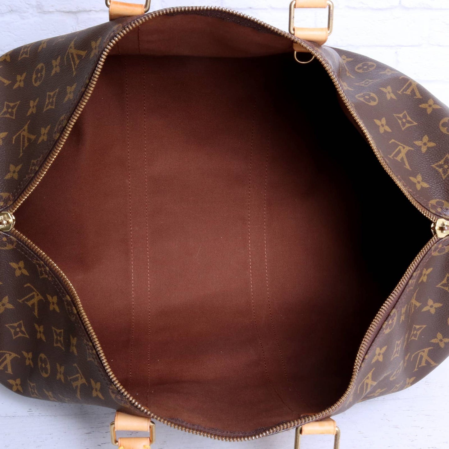 Louis Vuitton Keepall Bandouliere 50 Monogram Travel Duffle with Strap