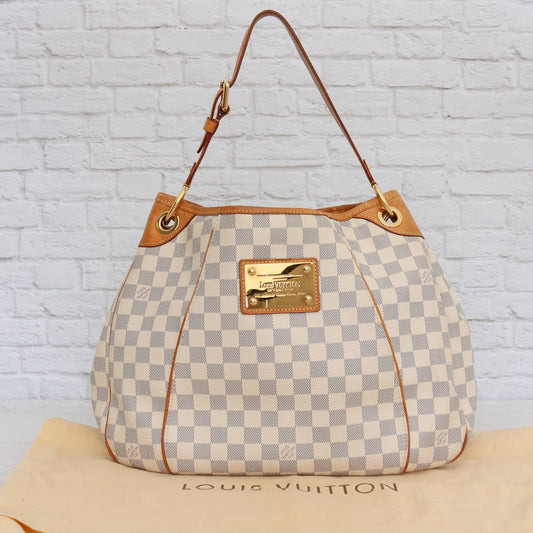 Louis Vuitton Galliera PM Damier Azur Shoulder Bag