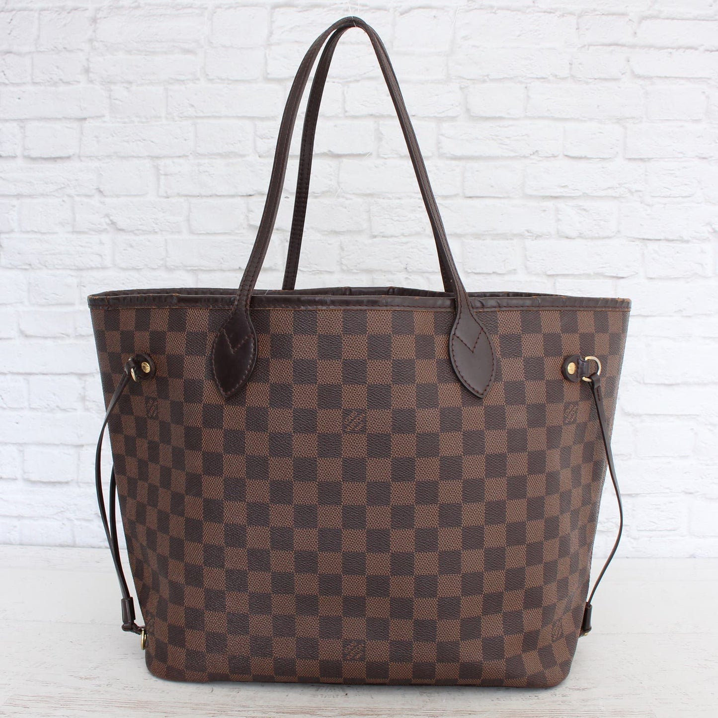 Louis Vuitton Neverfull MM Damier Ebene Tote