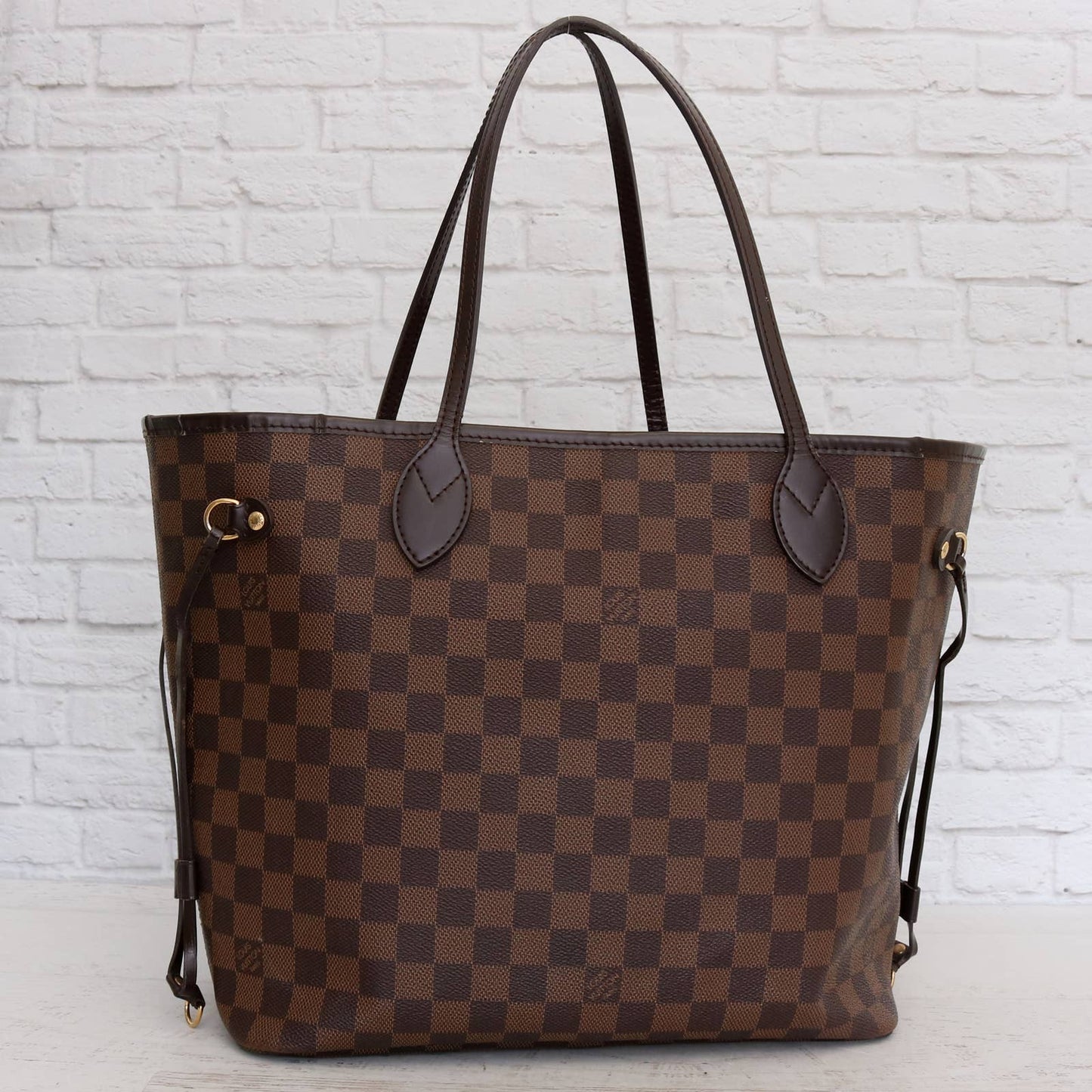 Louis Vuitton Neverfull MM Damier Ebene Tote