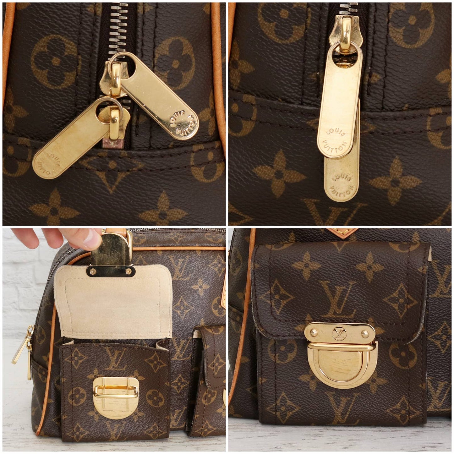 Louis Vuitton Manhattan PM Monogram Satchel