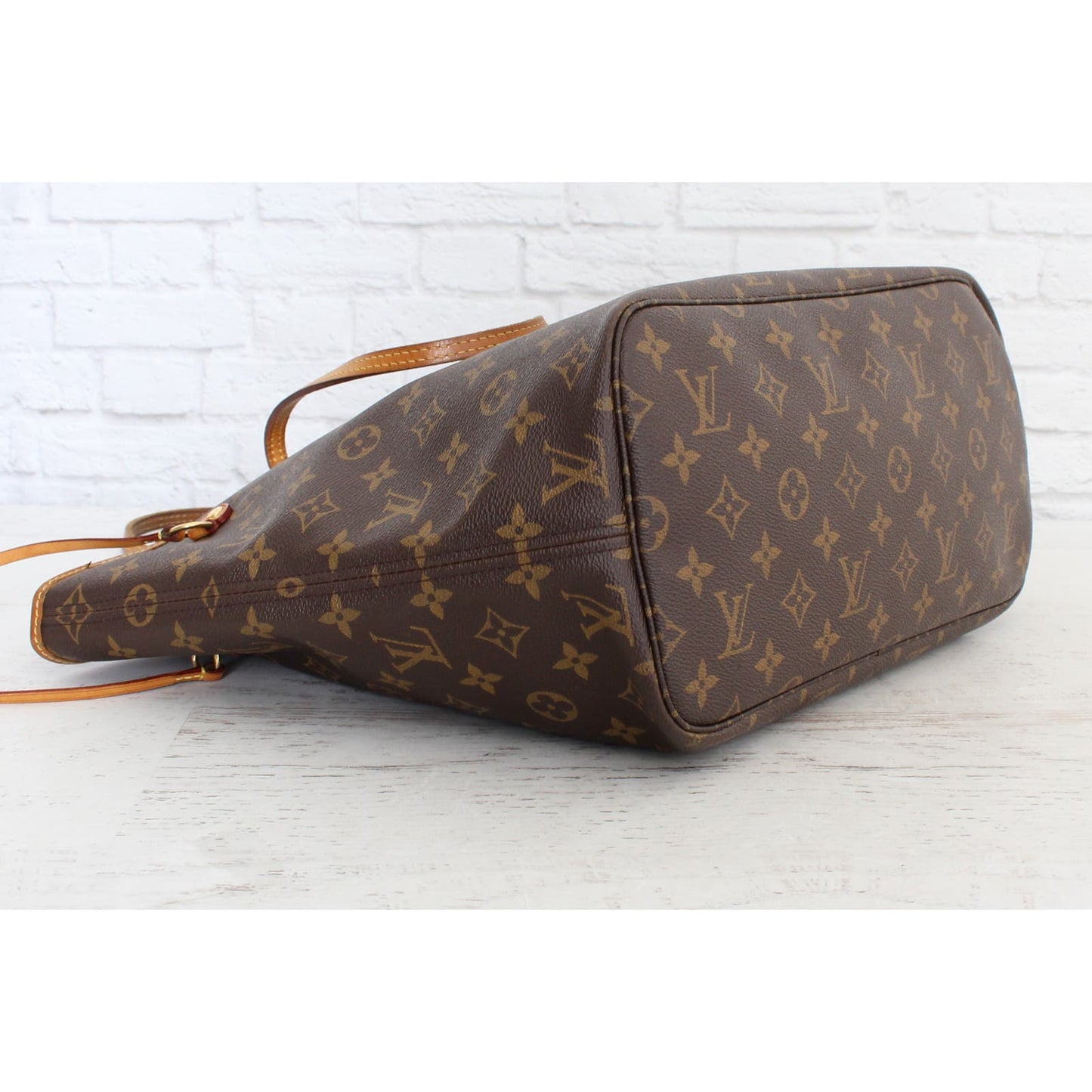 Louis Vuitton Neverfull MM with Pouch Pink Monogram Tote