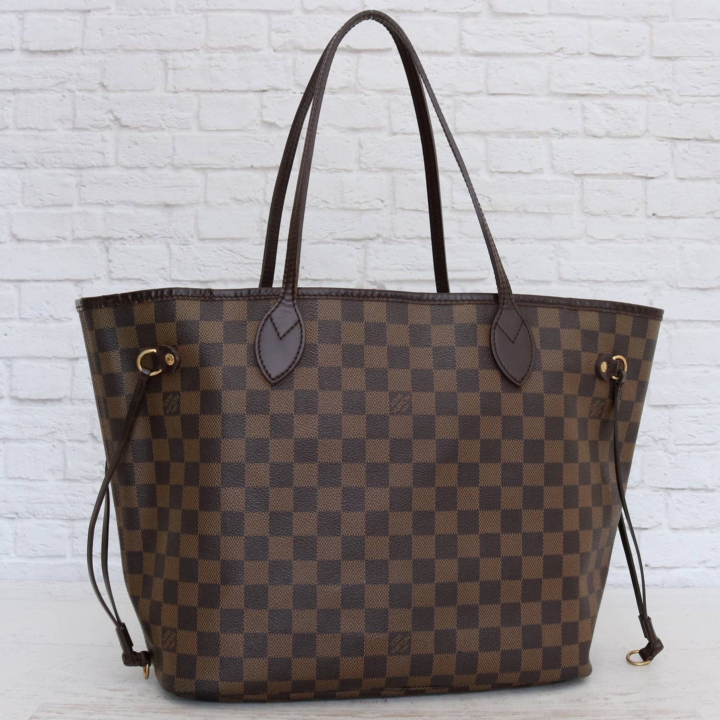 Louis Vuitton Neverfull MM Damier Ebene Tote