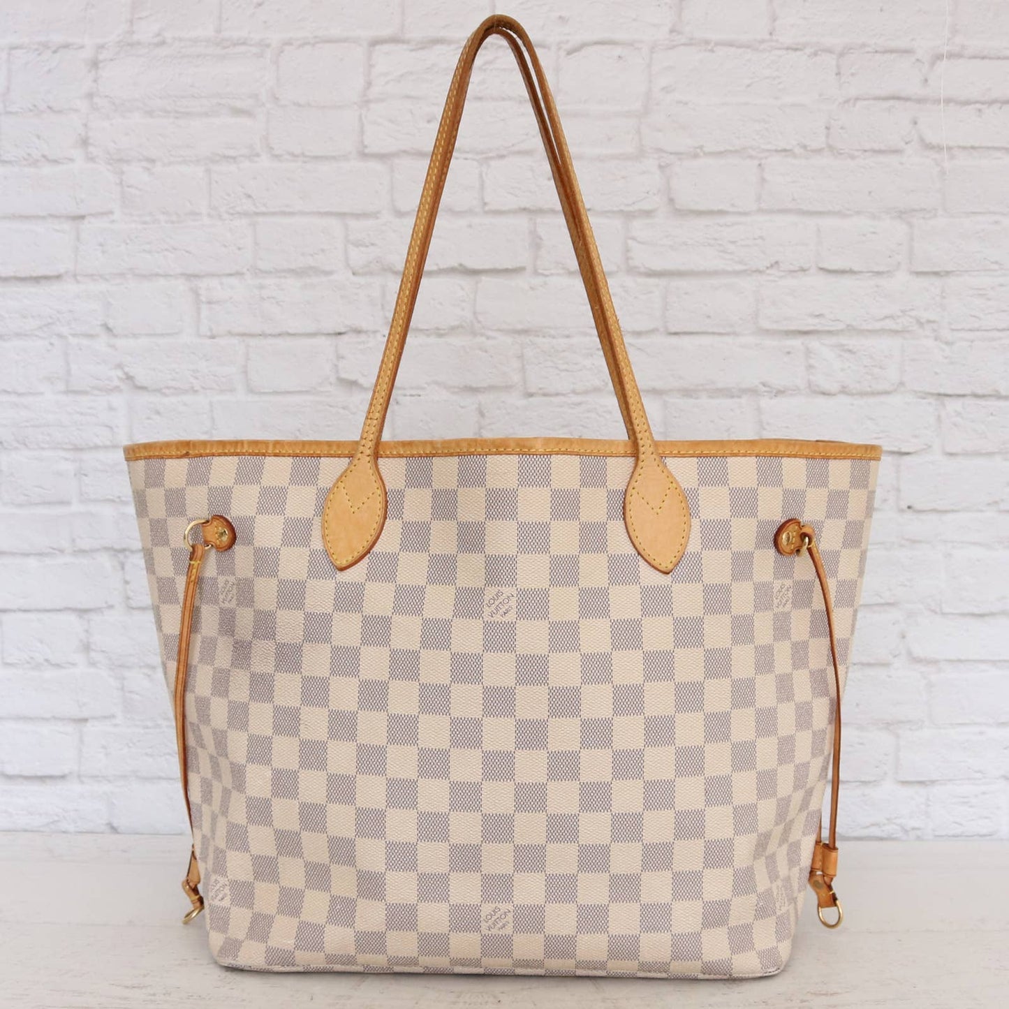 Louis Vuitton Neverfull MM Damier Azur Tote