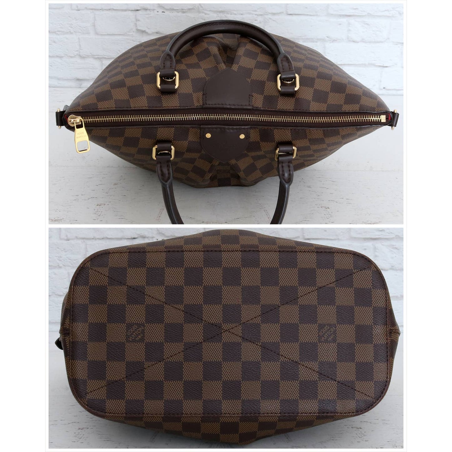 Louis Vuitton Siena MM Damier Ebene Satchel Crossbody