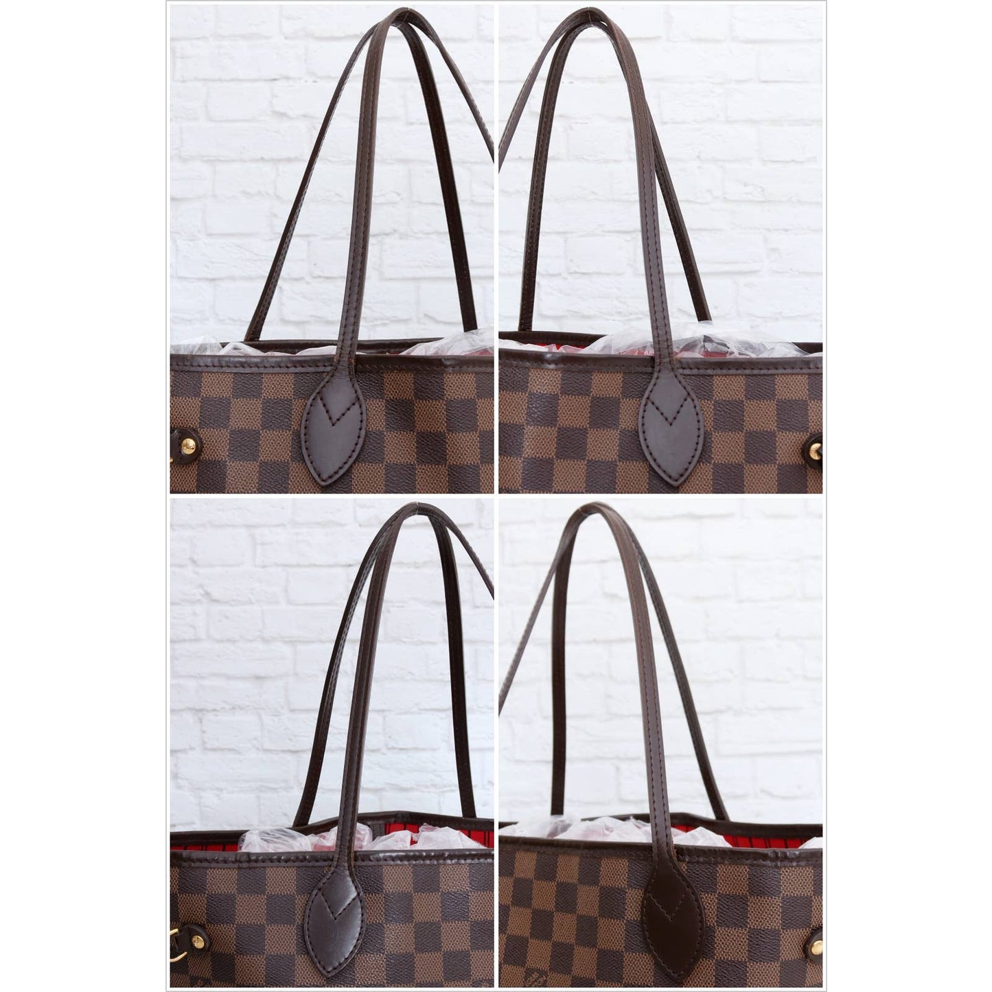 Louis Vuitton Neverfull MM Damier Ebene Tote