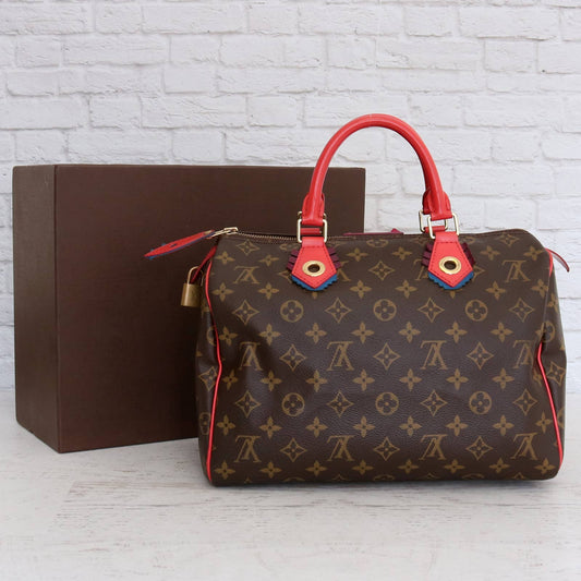 Louis Vuitton Totem Speedy 30 Monogram RARE Satchel