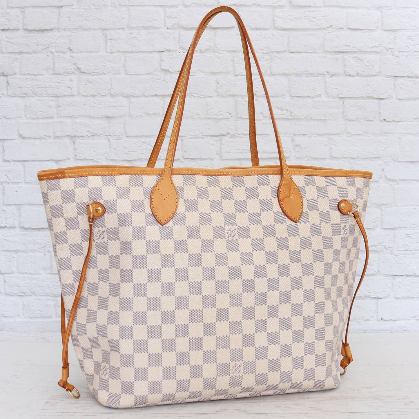 Louis Vuitton Neverfull MM Damier Azur Tote