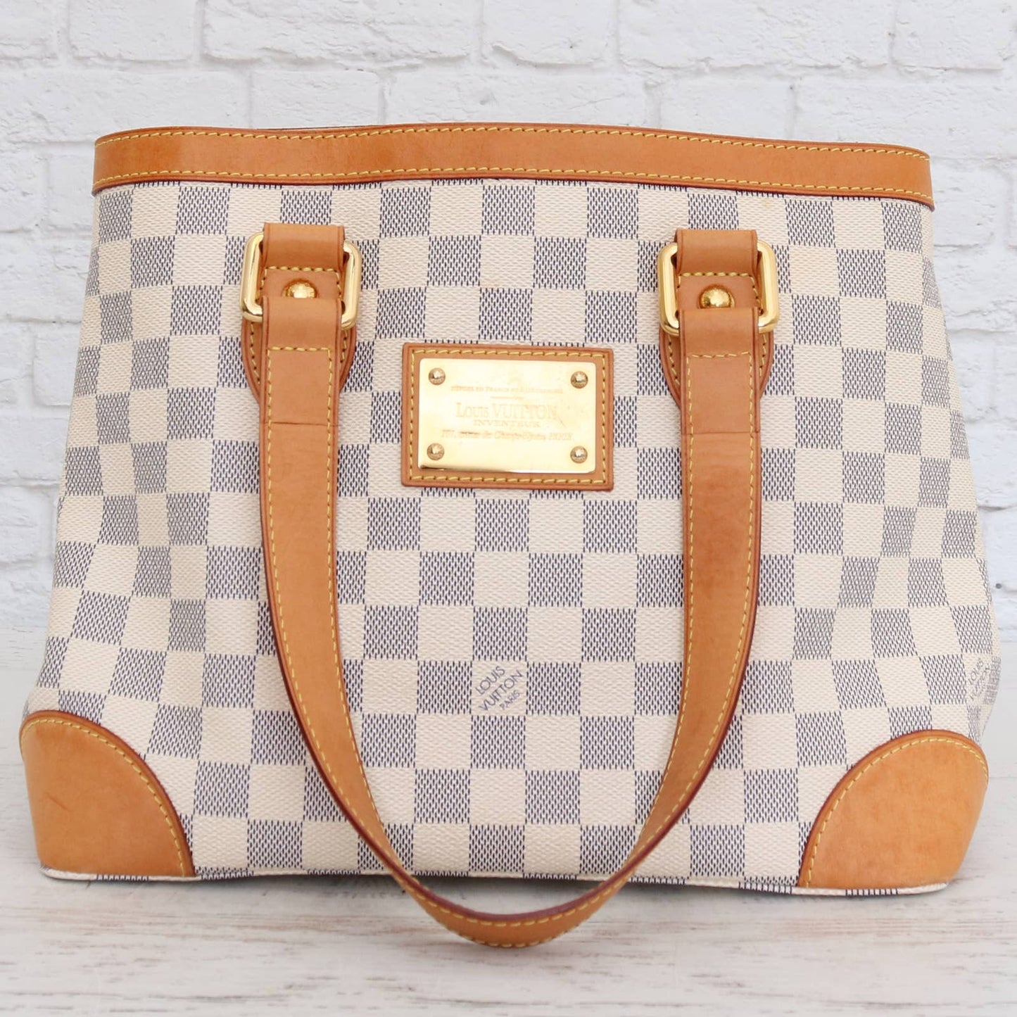 Louis Vuitton Hampstead PM Damier Azur Tote