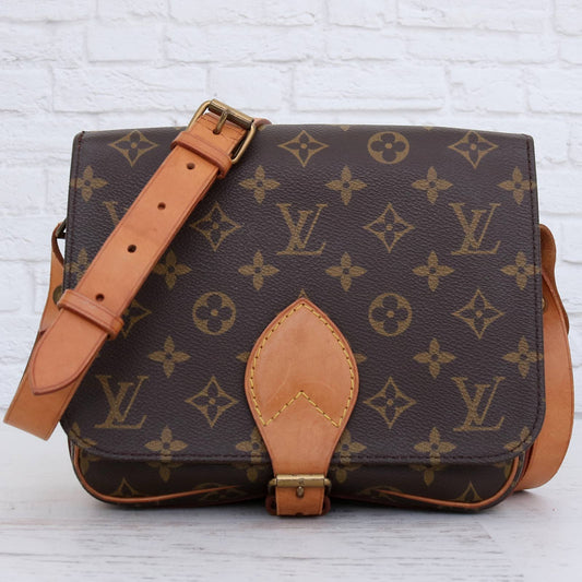 Louis Vuitton Cartouchiere MM Monogram Crossbody & Shoulder Bag