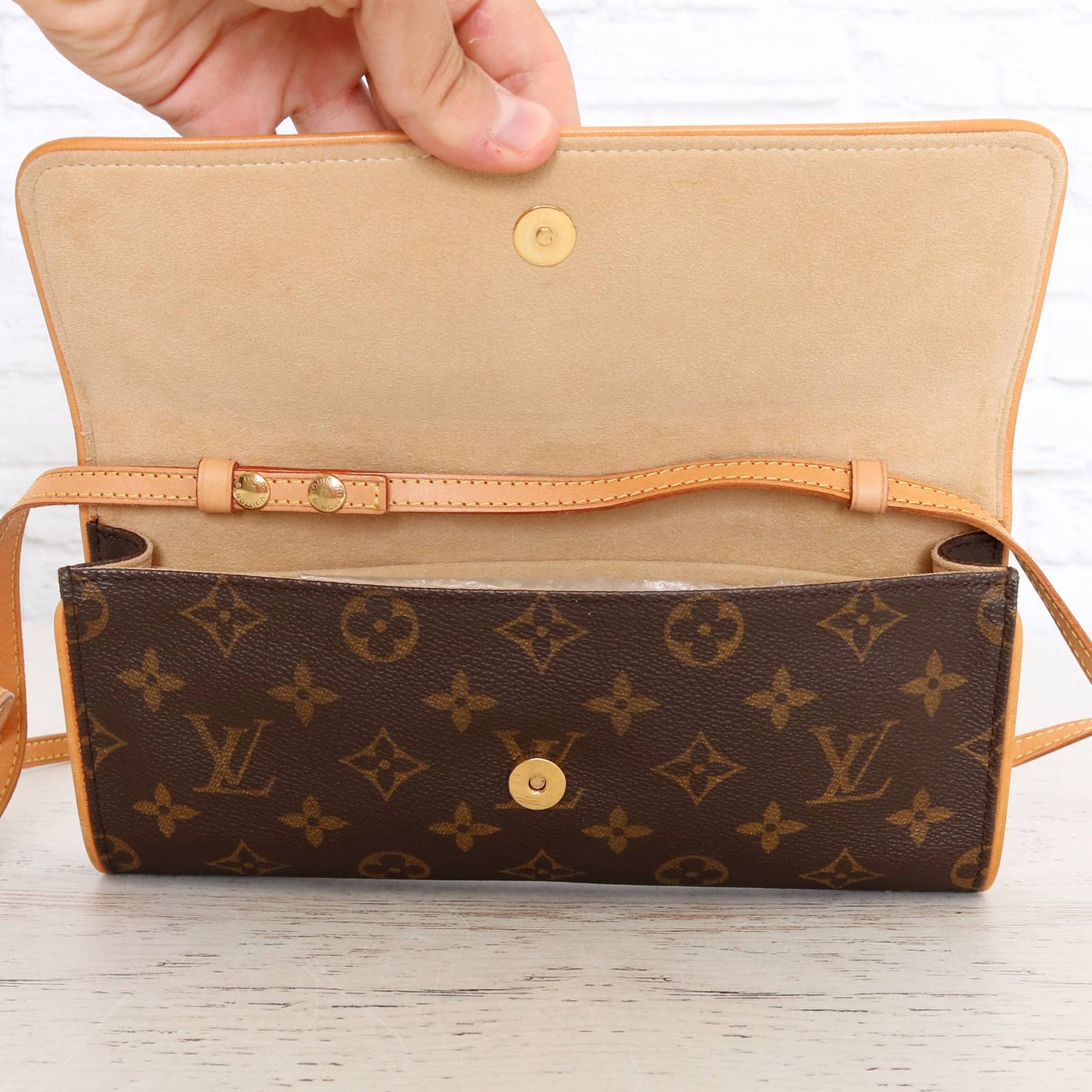 Louis Vuitton Pochette Twin GM Monogram Crossbody