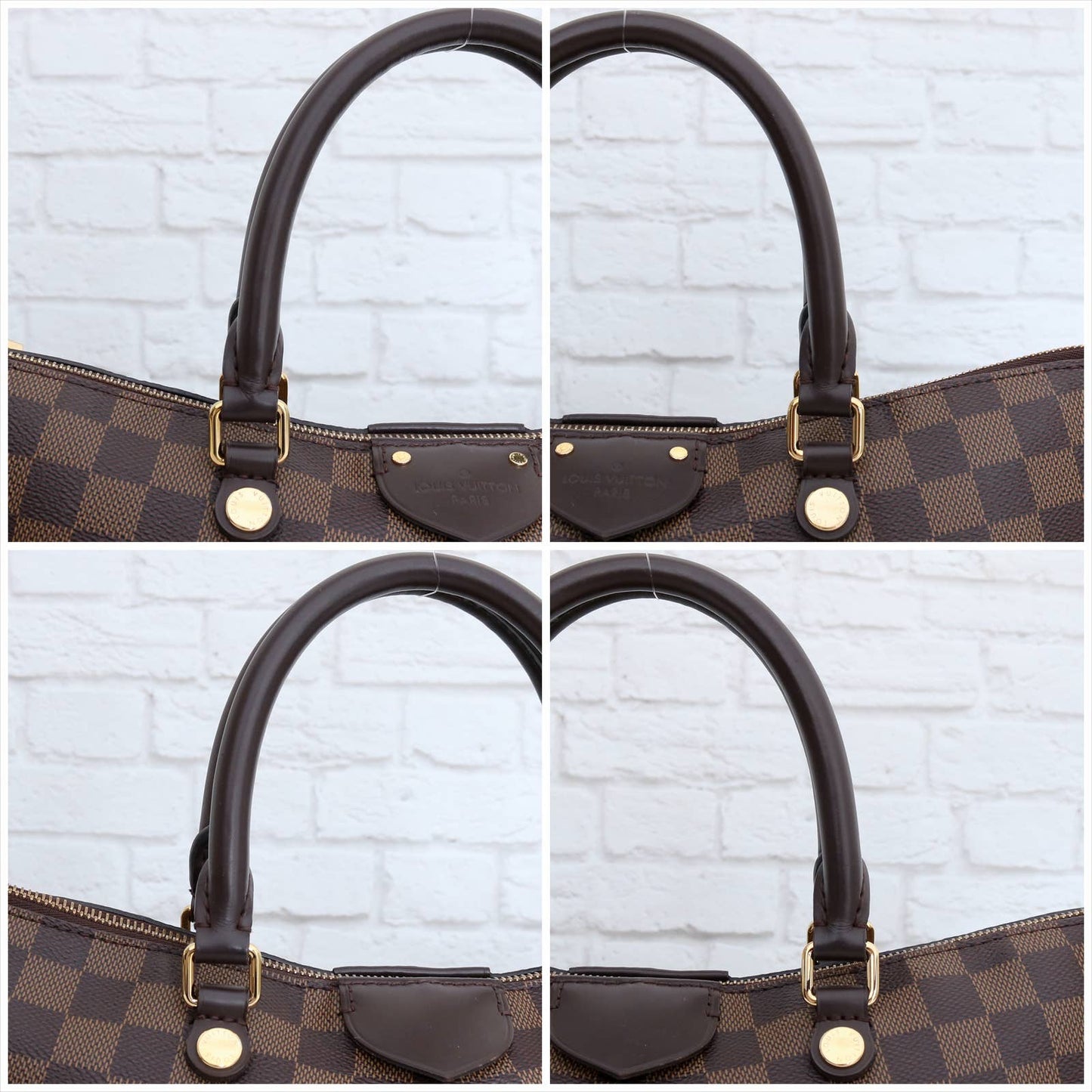 Louis Vuitton Siena MM Damier Ebene Satchel Crossbody