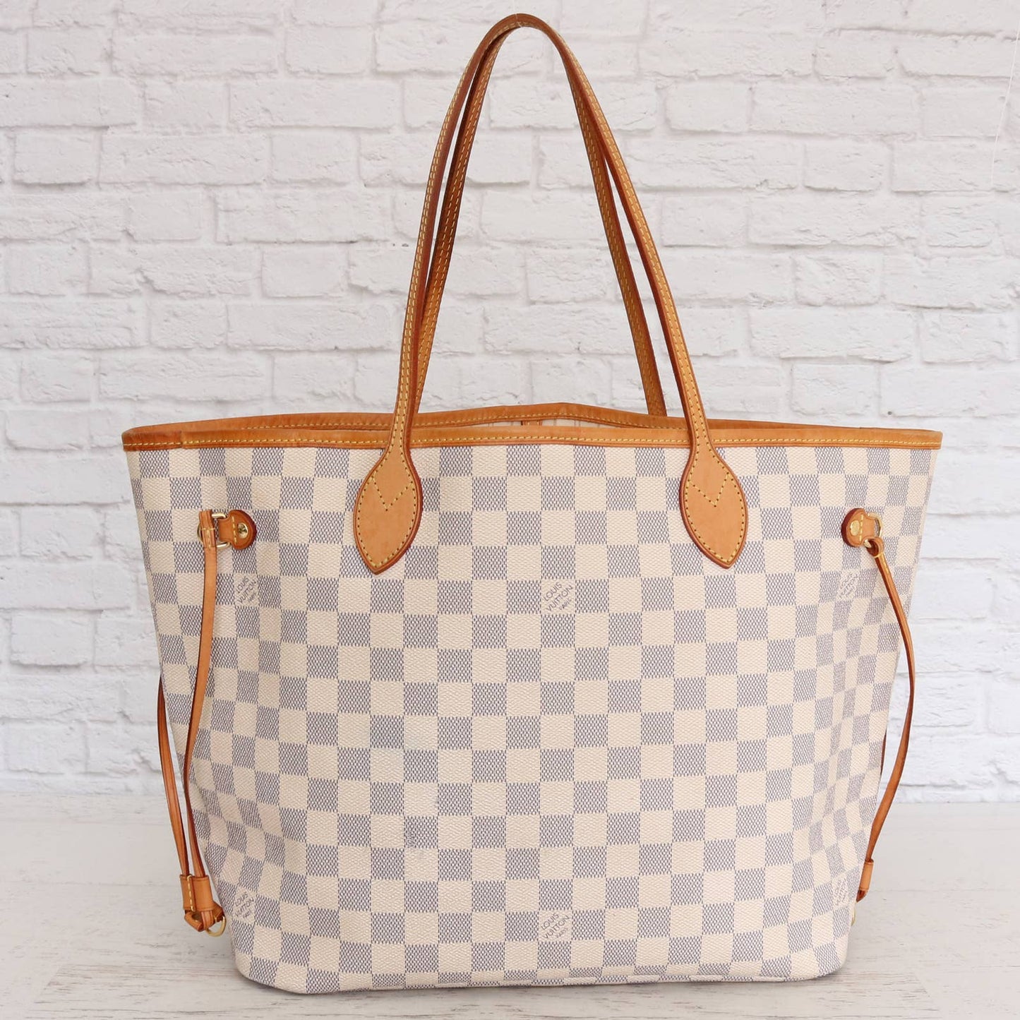 Louis Vuitton Neverfull MM Damier Azur Tote