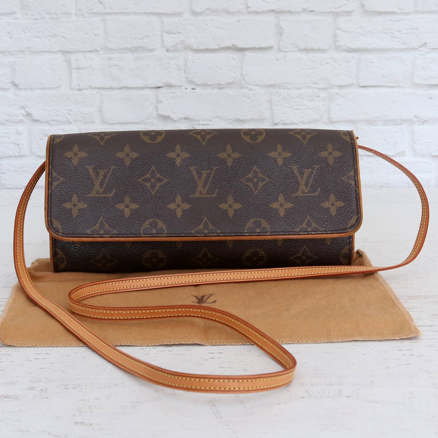 Louis Vuitton Pochette Twin GM Monogram Crossbody