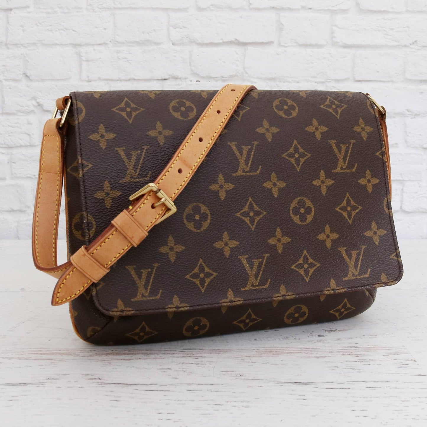 Louis Vuitton Musette Tango Short Monogram Shoulder Bag