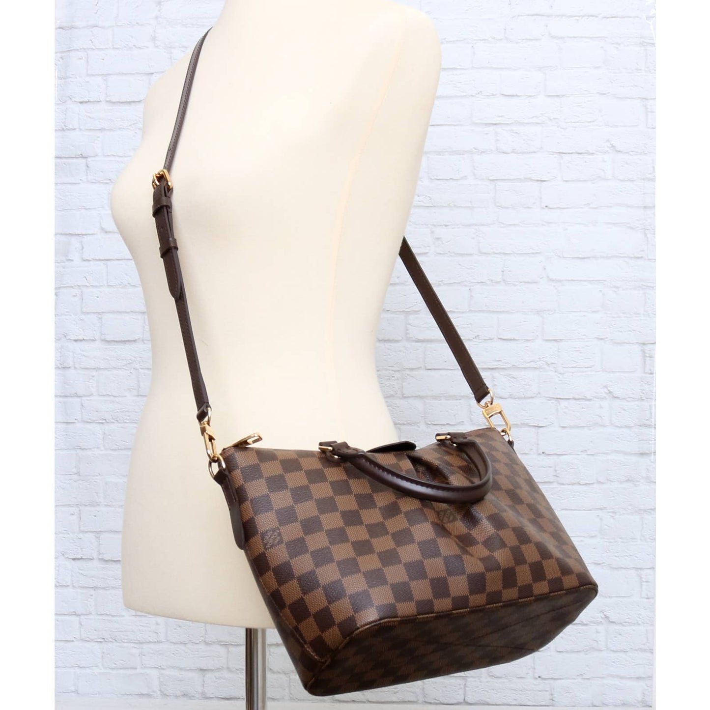 Louis Vuitton Siena PM Damier Ebene Crossbody with Box & Dust Bag