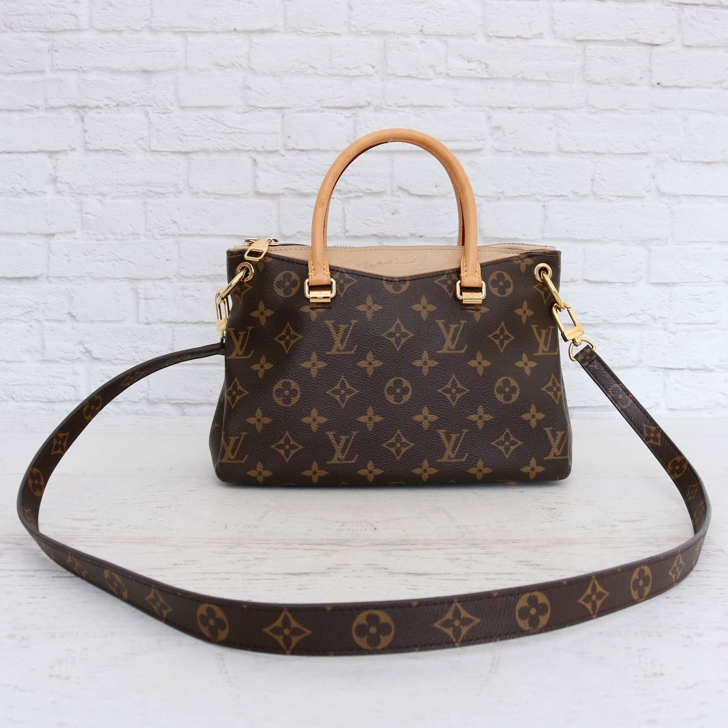 Louis Vuitton Pallas BB Monogram Dune Satchel Crossbody