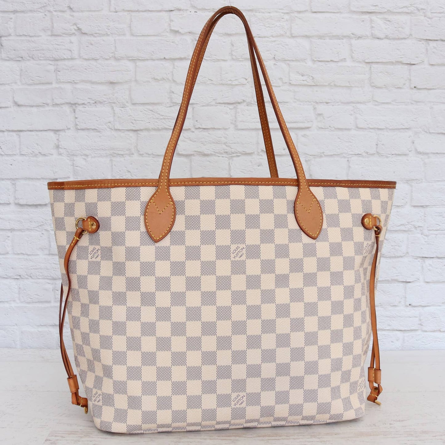 Louis Vuitton Neverfull MM Damier Azur Tote