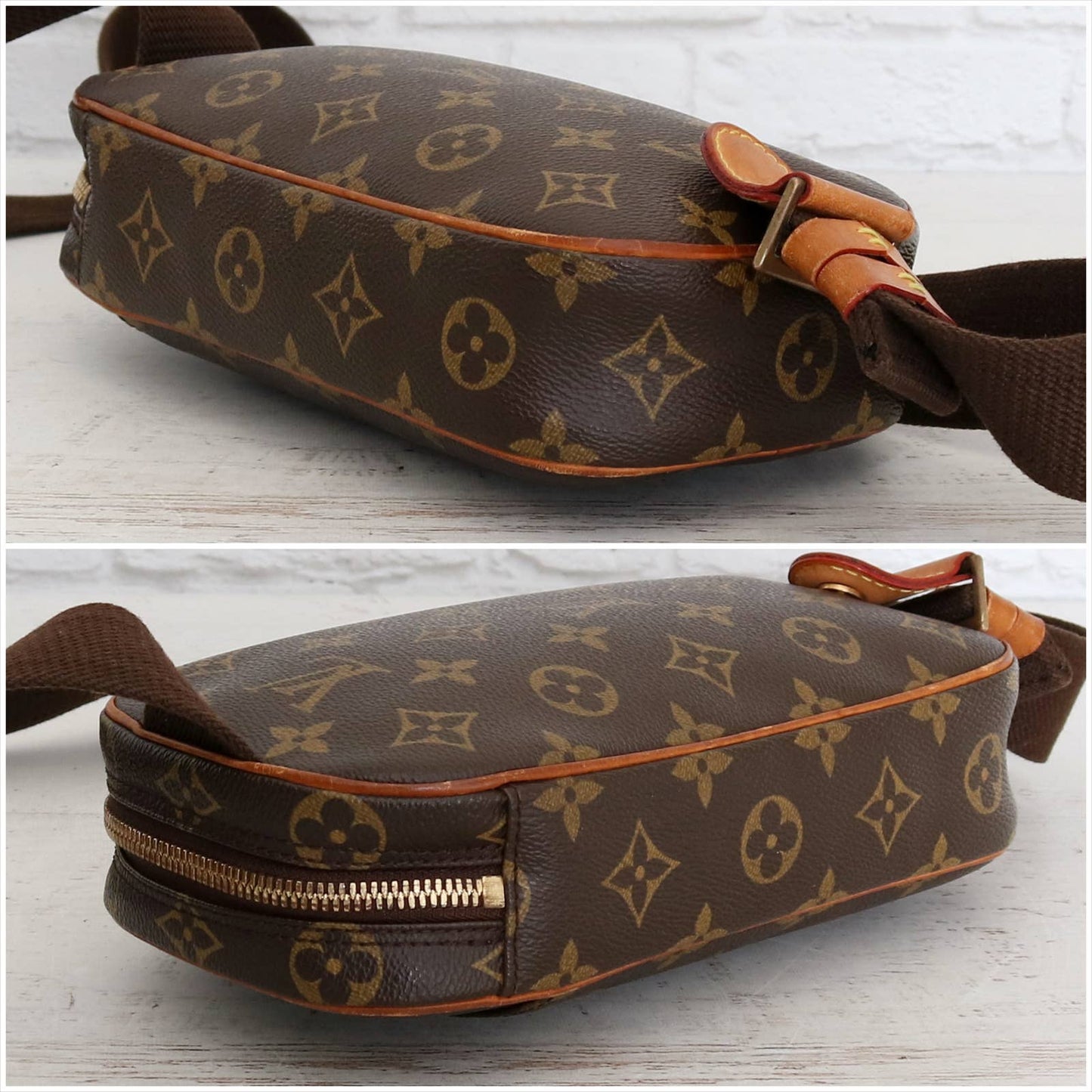 Louis Vuitton Pochette Gange Monogram Bumbag Belt Waist Crossbody Zip