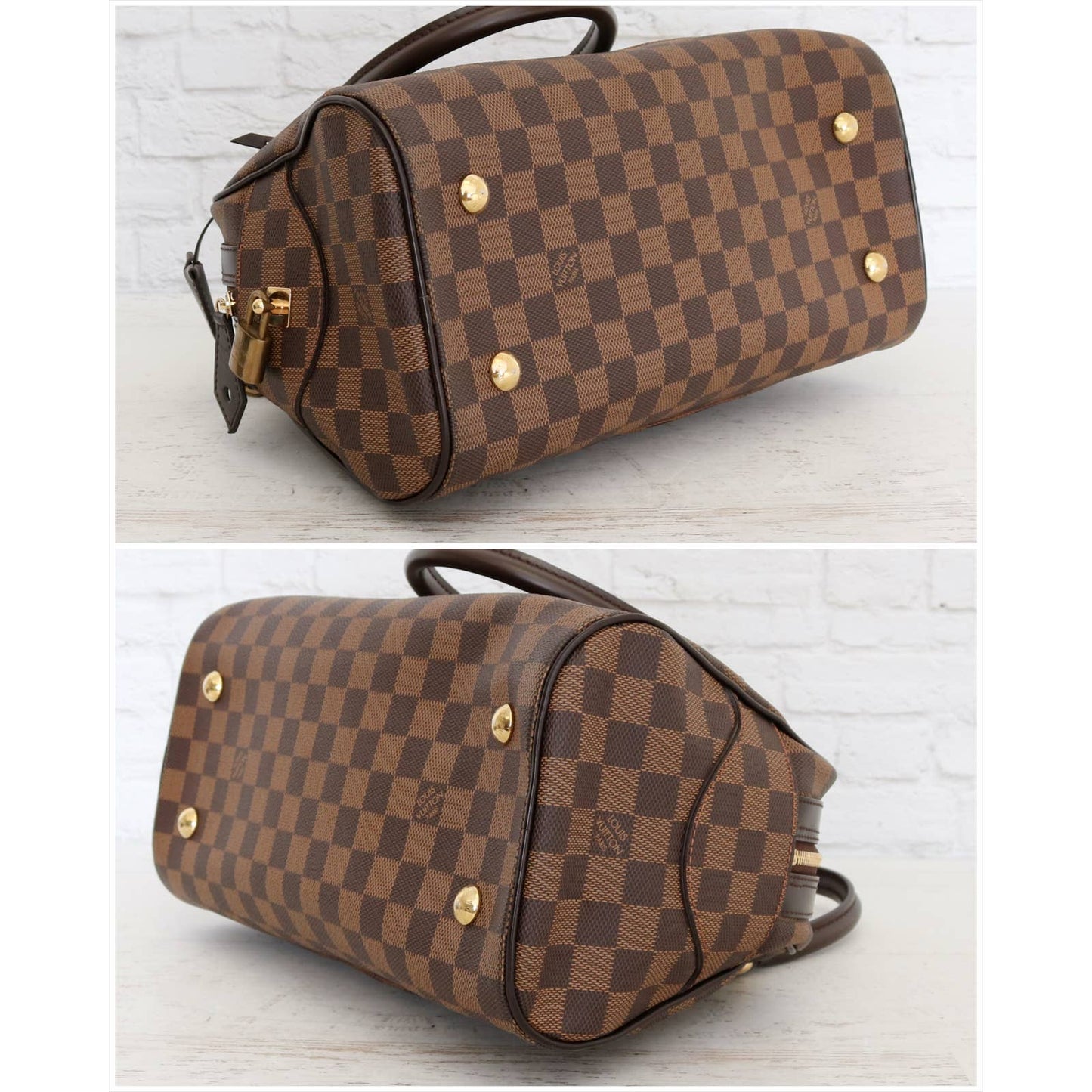 Louis Vuitton Duomo Damier Ebene Boston Satchel