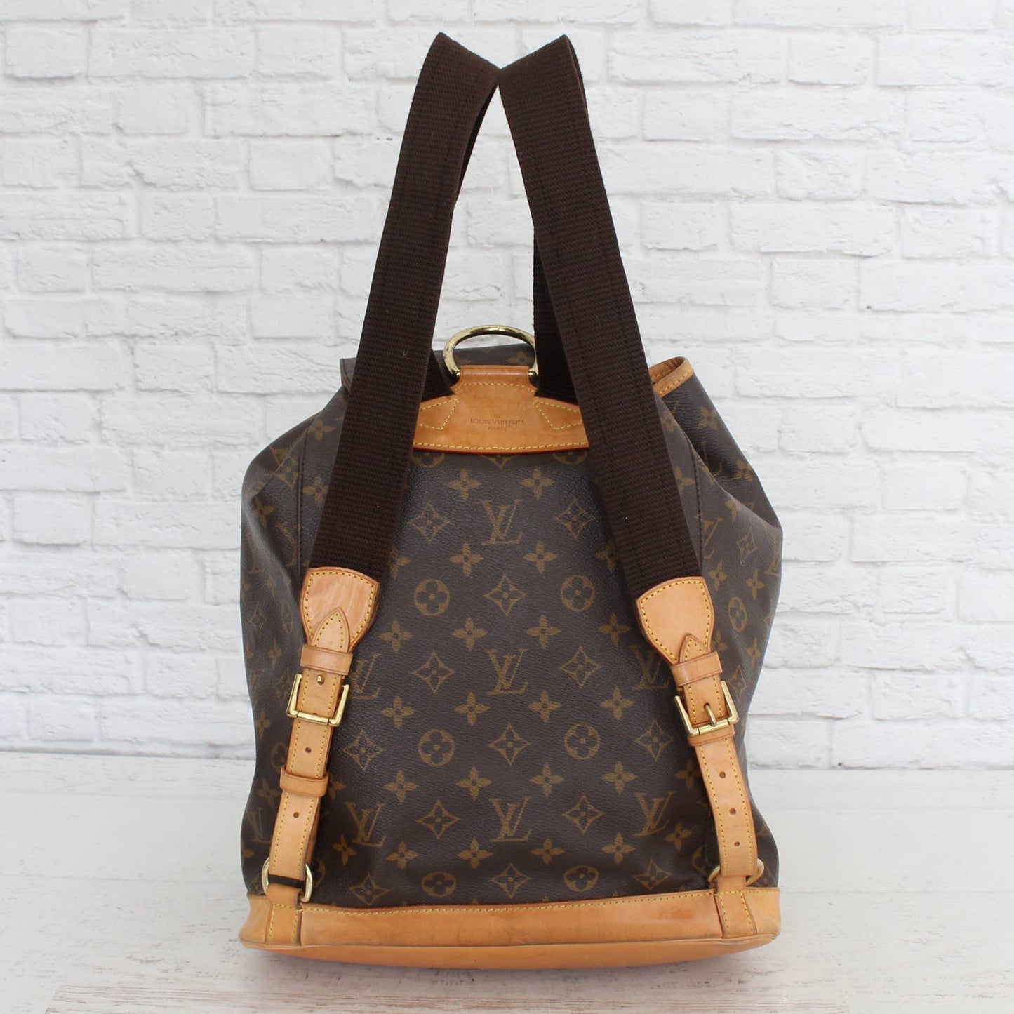 Louis Vuitton Montsouris GM Backpack Monogram Large Book Bag