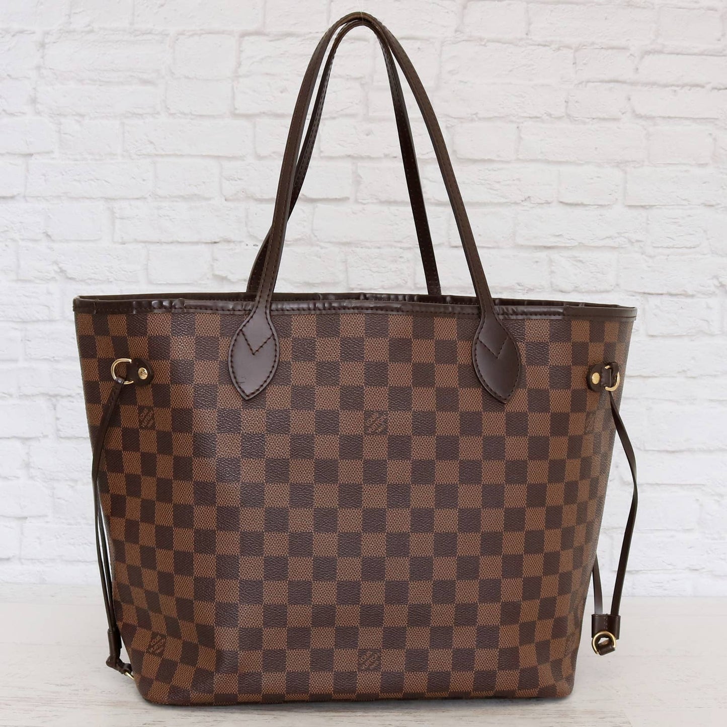 Louis Vuitton Neverfull MM Damier Ebene Tote