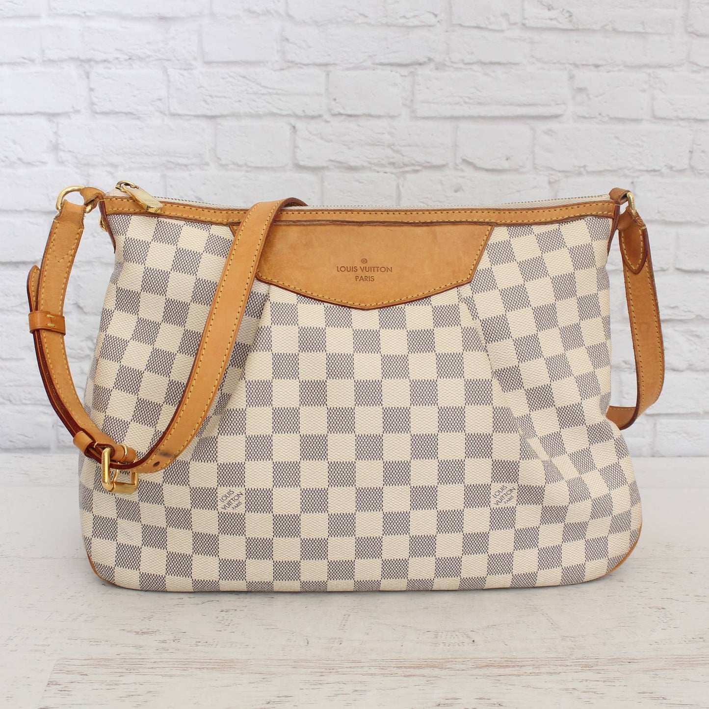 Louis Vuitton Siracusa MM Damier Azur Crossbody